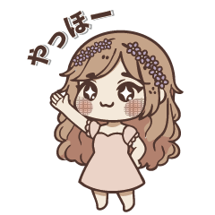 花環の女の子・日常編(日本語)