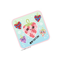 アクリルたわしのかわいいスタンプです。