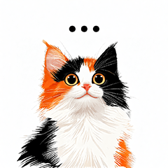 The little kitten is quite dramatic.