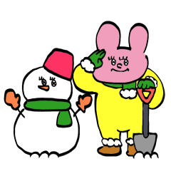 全部冬のせいスタンプ