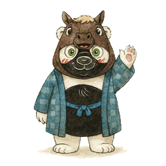 ハンテンパンダ天邪鬼な冬とお正月