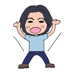 ウルフカット男子