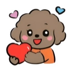 ふわふわ犬のミミ