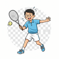 テニス少年hirossyのスタンプ