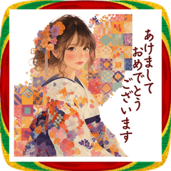 大人かわいい♡着物女子と午年のお正月