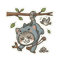 [NoText] ミア：やんちゃ恐竜ネコ