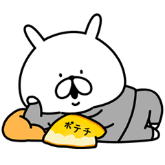 ぐうたらゆるうさぎ。