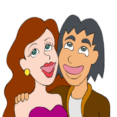 Rubbish Boy and The sexy girl.