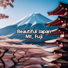日本でもっとも美しい山　富士山