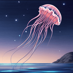 Night jellyfish