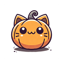 豆ねこ三兄弟(ハロウィン編)