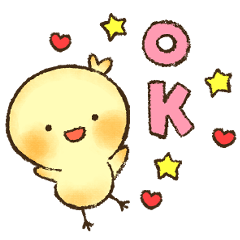 毎日使える-ゆるいひよこのスタンプ- 4