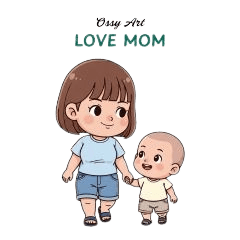 ossy art love mom
