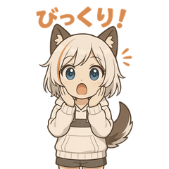 なりきりわんスタンプ(リニューアル)