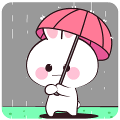 Kawaii Rabbit 5 : Animated Stickers