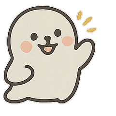 １年中使える！ゆるアザラシの日常