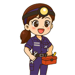 PRETTY AIRCRAFT MECHANIC * 01