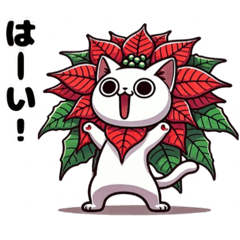 ポインセチアにゃん❤︎..