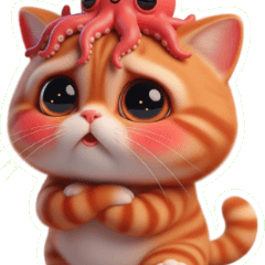 タコねこの驚愕のブラックホール顔