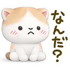 茶色ハチワレ猫