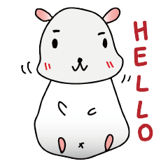 white hamster - MIMI