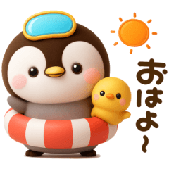 夏にかわいい♡ぺんぺん