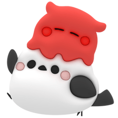 ぷっくり♥️シマエナガさん【夏】