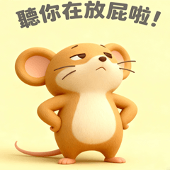 Free cute yellow rat*2. love love love