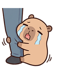 BABA カピバラ アニメーションスタンプ 02