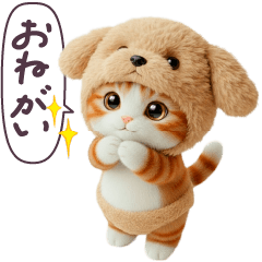 感情を伝える 着ぐるみねこ 日常