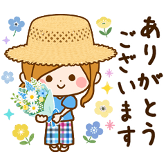 夏のさわやか♡癒しの日常スタンプ