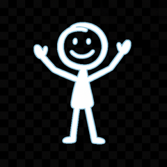 スティックピクチャーのあいさつスタンプ