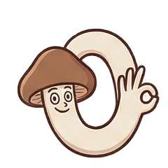 ぐにゃきのこ【文字なし】