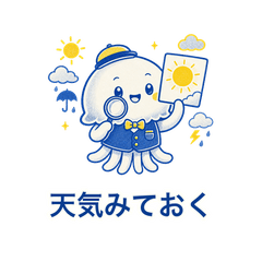 くらげ天気係の予定連絡