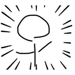 棒人間のスタンプたぶん3番目