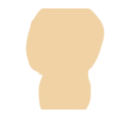 おハゲ丸ベースの女のコキャラ作りスタンプ