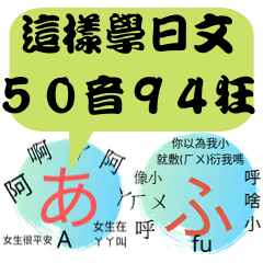 peipei Easy to learn Japanese 50 sounds