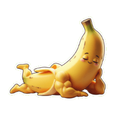 とろ〜りバナナ一口ちょうだい！