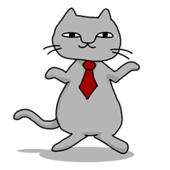 マイペース灰色猫【にくにくシリーズ】