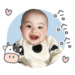 Daily life of cow baby