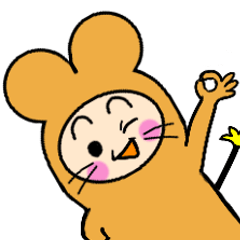 ちょっと関西っぽいスタンプです。