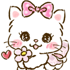 ネコリボン 7（日常挨拶・思いやり）