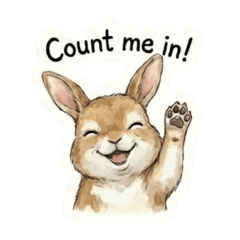 A cute bunny — please give it a try!