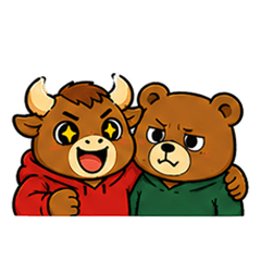 投資家あるある！ブル＆ベアスタンプ