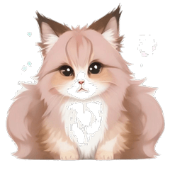 Maine Coon Cat Sticker 20260817