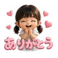 女児LINEスタンプ