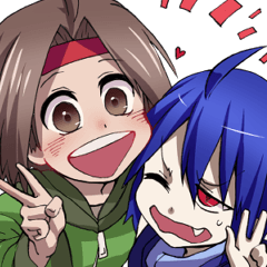 Everyday,not human boy and a human girl