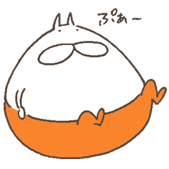 ねこタイツのゆるく大きめ