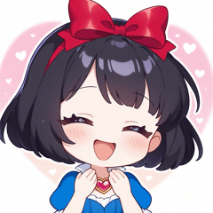 お嬢様な女の子スタンプ