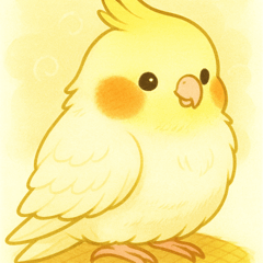 The Poko-chan cockatiel
